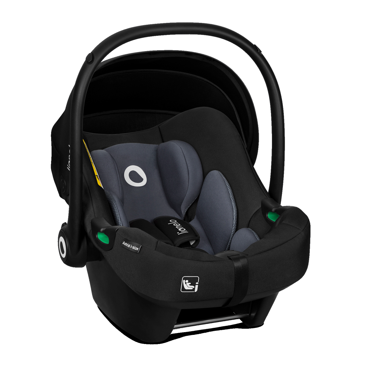 LIONELO ASTRID I-SIZE  SET BLACK GREY