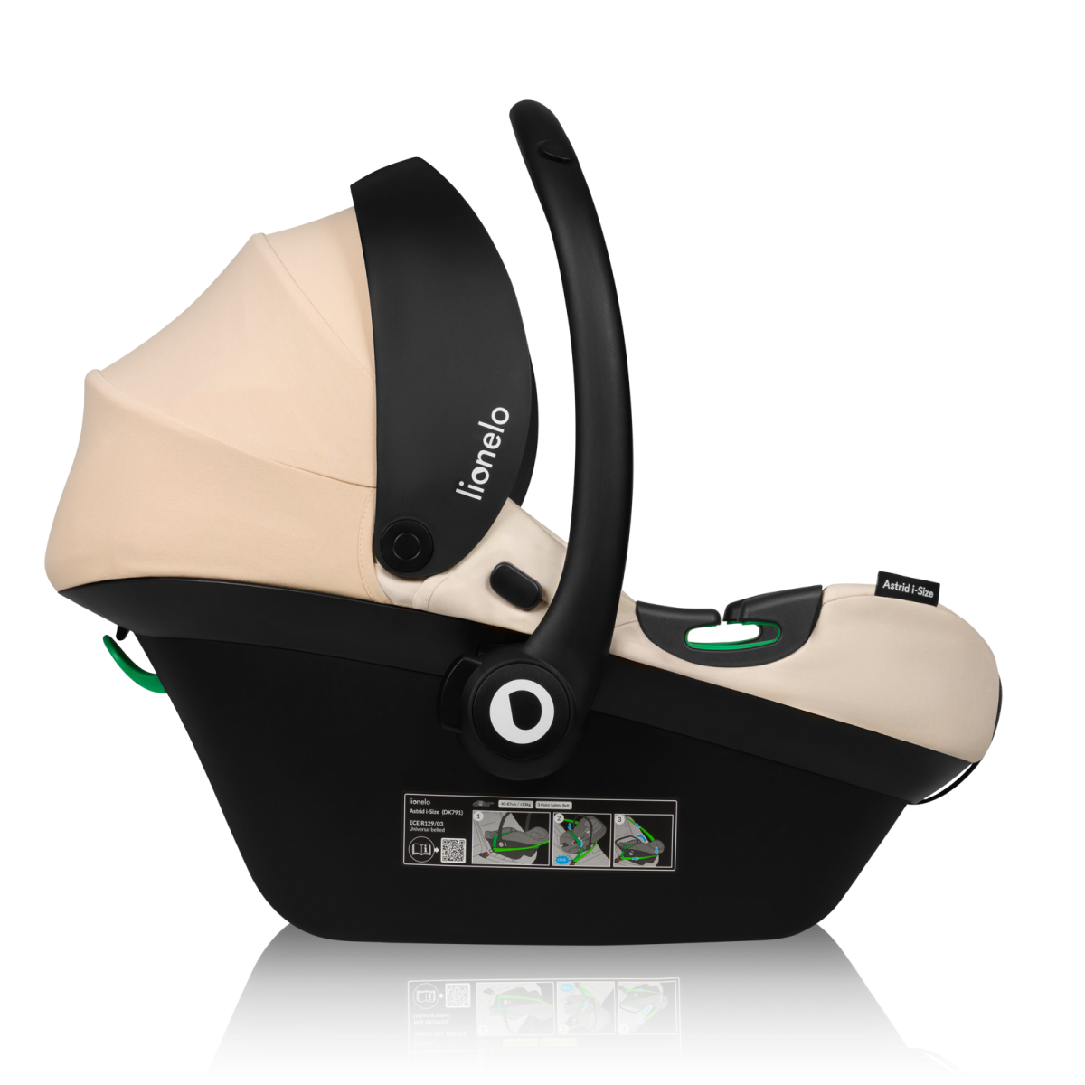 LIONELO ASTRID I-SIZE SET BEIGE SAND