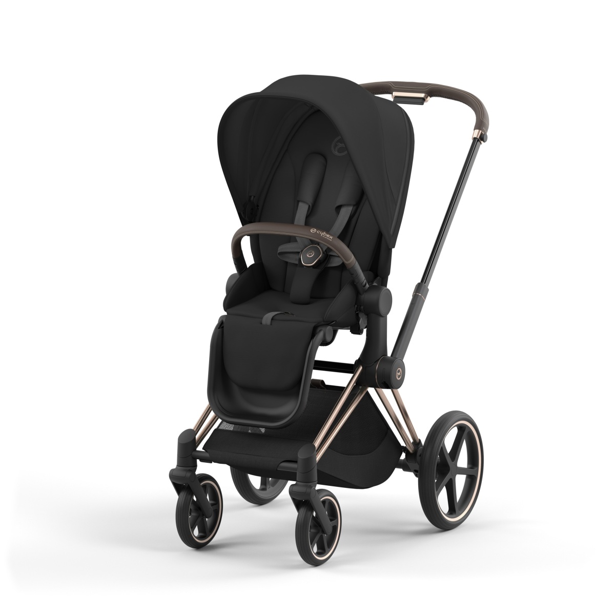 CYBEX PRIAM 4.0 SEPIA BLACK ROSEGOLD 2W1
