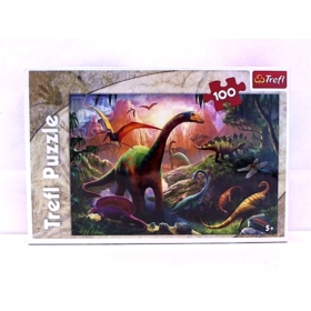 Puzzle Świat dinozaurów 100el. Trefl 16277