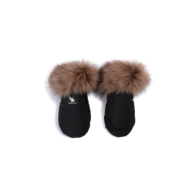COTTONMOOSE RĘKAWICE HANDMUFF Z FUTERKIEM BLACK